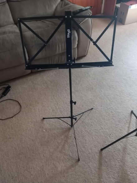 Photo of free 2 x foldable music stands (CO4 Highwoods) #2