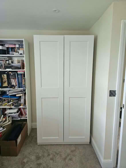 Photo of free IKEA Pax wardrobes white 100x58x236cm (Trumpington Ward CB2) #2