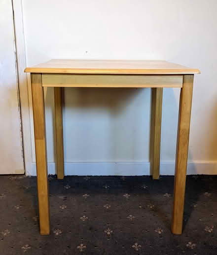 Photo of free Small Wooden Table (PL4 Greenbank.) #1