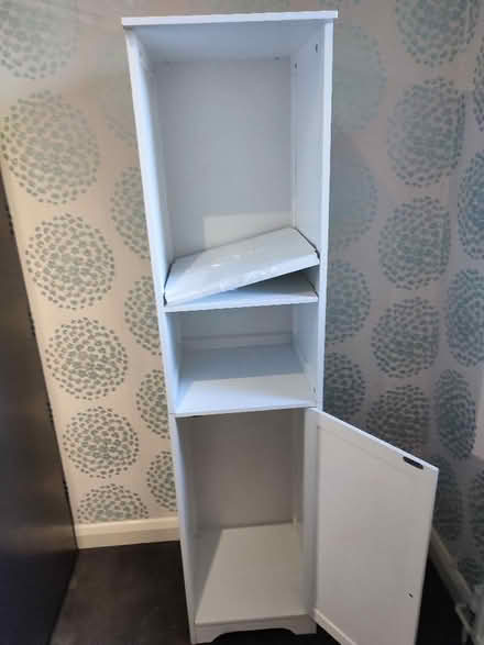 Photo of free A white tall standing cupbord (Highfield HP2) #2