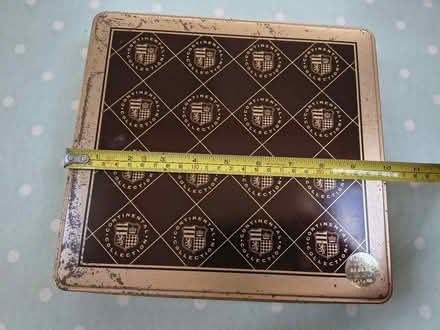 Photo of free Old biscuit tin with hinged lid. (Risinghurst OX3) #1