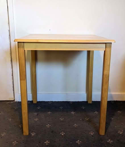 Photo of free Small wooden table. (Lipson PL4) #1