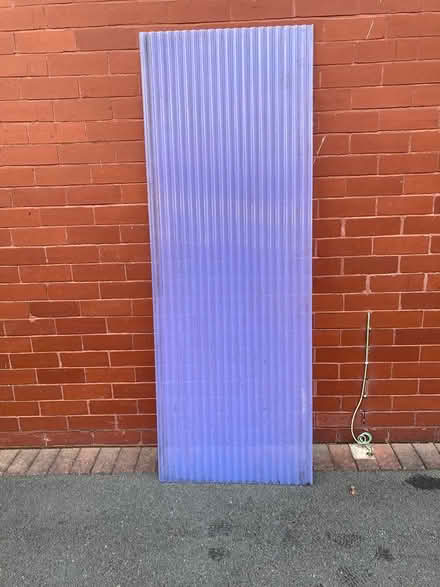 Photo of free 3 plastic corrugated roof sheets (Congleton town CW12) #1