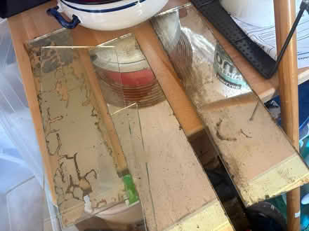 Photo of free 4 glass shelves (Berkeley) #1
