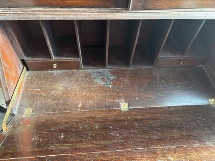 Photo of free 19th C bureau bookcase with key (Frome nr Welshmill park BA11 2) #3