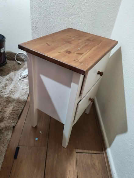 Photo of free Bedside cabinet two drawer (B18 5QS) #3