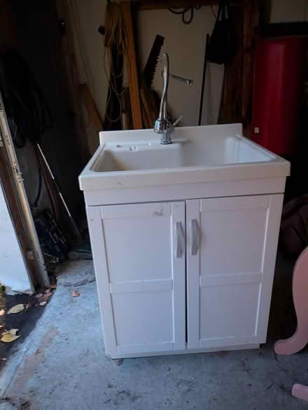 Photo of free 30" laundry basin vanity cabinet (Prince of Wales and Baseline) #3