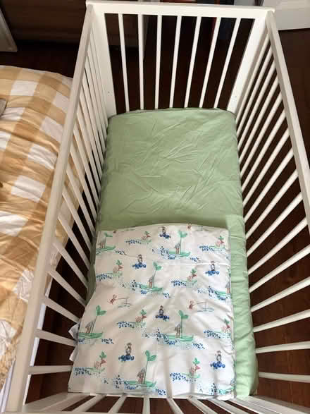 Photo of free Ikea cot and mattress (Morningside) #1