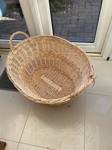 Photo of free Cane laundry basket with handles no 3 (Addiscombe CR0) #1