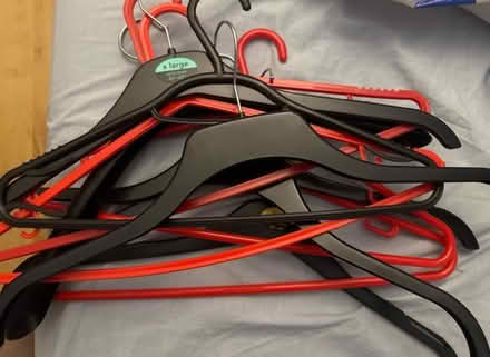 Photo of free 45 clothes hangers (North Acton) #1