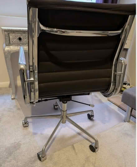 Photo of free Office Chair Metal/Brown Leather (Maidstone ME15) #3