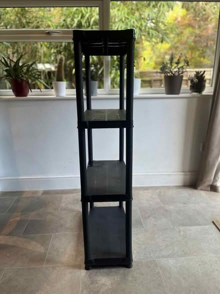 Photo of free Shelving unit - black polypropylene (Levenshulme M19) #4