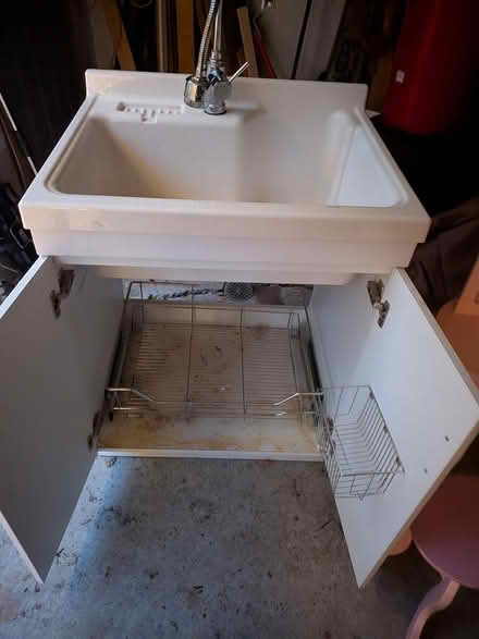Photo of free 30" laundry basin vanity cabinet (Prince of Wales and Baseline) #4