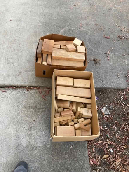 Photo of free Wooden blocks for children (Near the Cupertino Library) #1