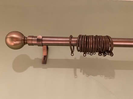 Photo of free Copper/Bronze curtain pole (Warners End Hemel Hempstead) #3