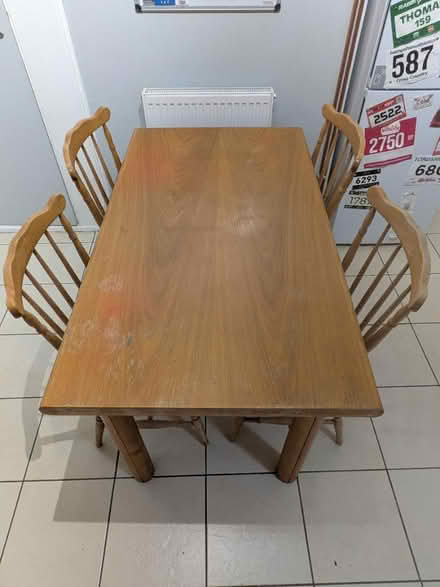 Photo of free Dining Table And Chairs (Totton) #1
