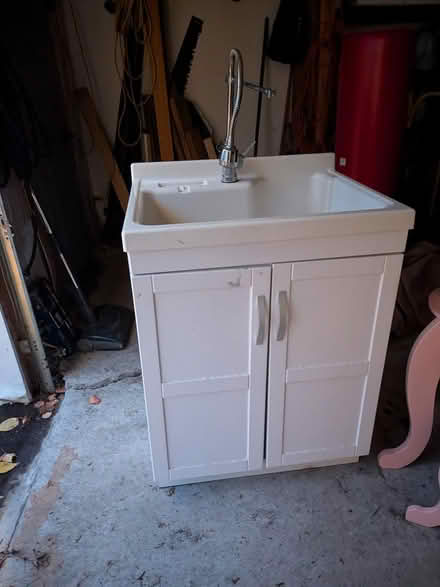 Photo of free 30" laundry basin vanity cabinet (Prince of Wales and Baseline) #1