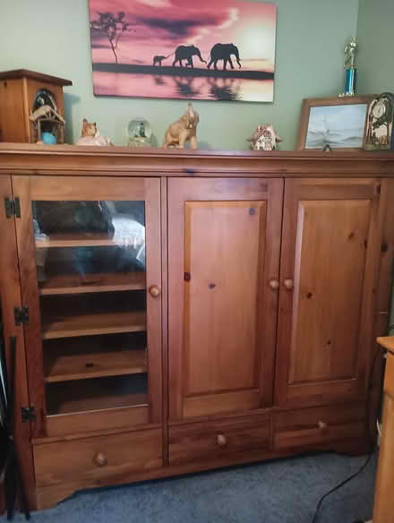 Photo of free Storage cabinet/Entertainment (Whitinsville, MA) #1