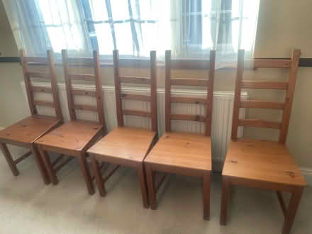 Photo of free 5 Dining chairs (My Lord's Rock TN40) #1