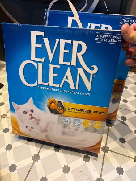 Photo of free Ever clean cat litter x 2 (Reading Castle Hill - RG1) #1
