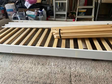 Photo of free Bed frame with pull out bed frame underneath. (Dacorum HP23) #1