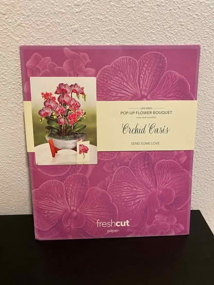 Photo of free Paper Orchid Bouquet (Richmond) #2
