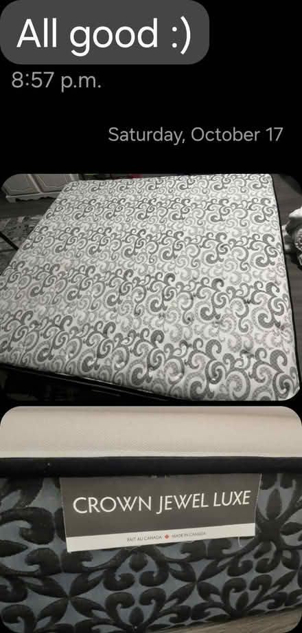 Photo of free King Size mattress (Pond Mills South) #1