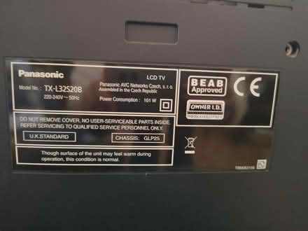 Photo of free Panasonic 32 inch TV (TX-L32S20B) (King's Hedges Ward CB4) #2