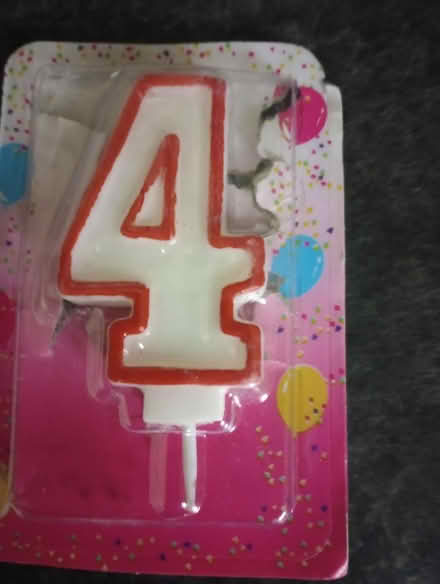 Photo of free Party plates and candle [unused] (Blanchardstown) #3