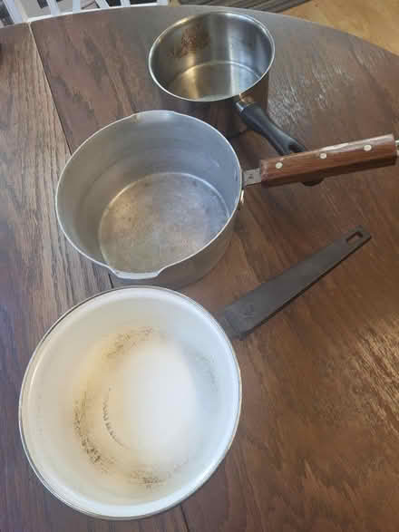 Photo of free 3 assorted saucepans (20cm) (Wigmore Medway ME8) #2