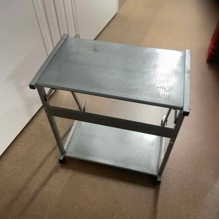 Photo of free Metal computer table (Bow) #1