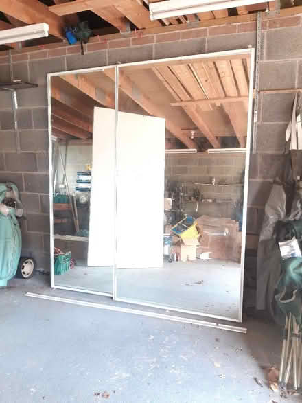 Photo of free wardrobe sliding mirror doors (Shawbury SY4) #1
