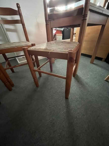 Photo of free 4 x pine chairs (Brimscombe, Stroud GL5) #1