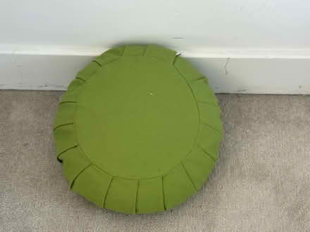 Photo of free Basaho meditation cushion - Green (Thames Barrier Park E16) #1