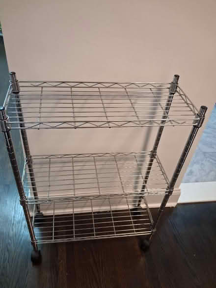 Photo of free Metal shelf (Lefferts Gardens) #1