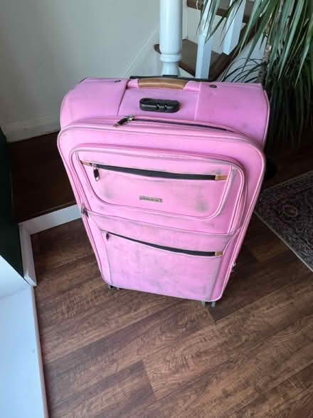 Photo of free Medium pink suitcase (Hollingbury BN1) #3