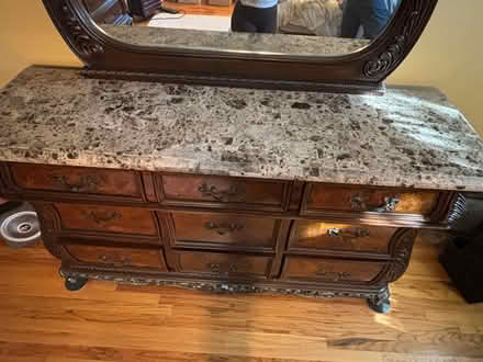 Photo of free Marble top bedroom set (11788) #1