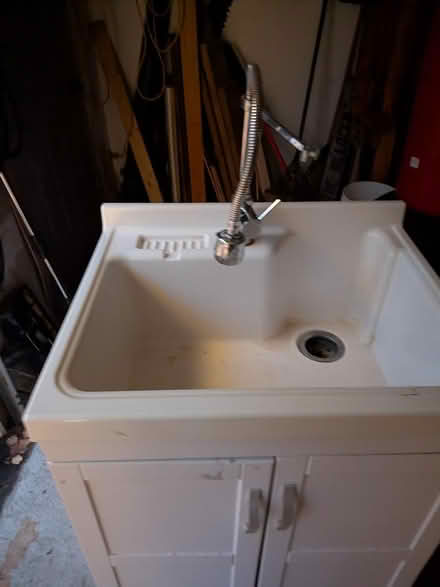 Photo of free 30" laundry basin vanity cabinet (Prince of Wales and Baseline) #2