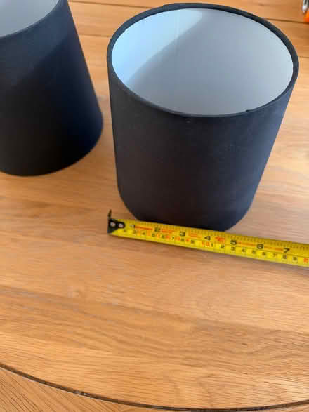 Photo of free Two black small lampshades (Burridge SO31) #2