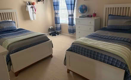 Photo of free 2 twin beds/mattresses, 1 trundle (Eldridge North) #1