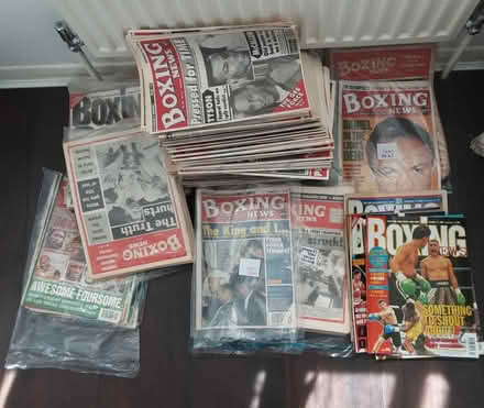 Photo of free Over 300 boxing news magazines (Canning Town E16) #2
