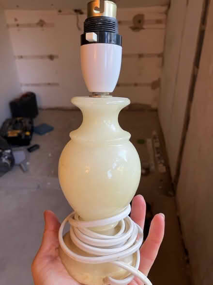 Photo of free Marble table lamp (Westbury BA13) #1