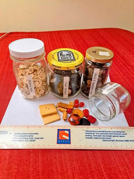 Photo of free Wood, etc. buttons (69th Street, Upper Darby) #1