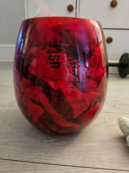 Photo of free Red Hurricane candle holder/vase (Redhill RH1) #1