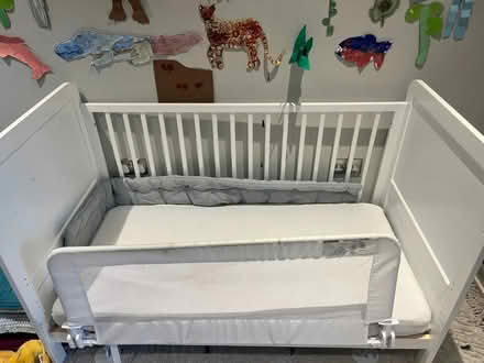 Photo of free John Lewis White Bed / Toddler Bed – 140 x 70cm – Used (Coombe SW20) #1