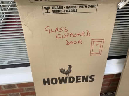 Photo of free Howdens cupboard glass door (Iffley OX4) #1