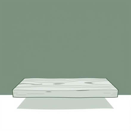 Photo of Flat slab of wood - tabletop, shelf, etc (Stroud GL5) #1