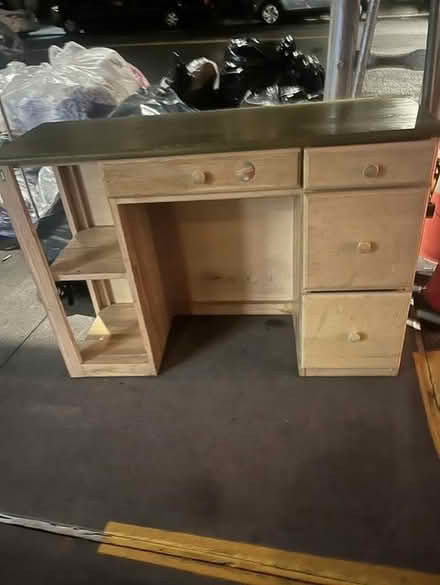 Photo of free Curb alert: Small wood desk (Upper East Side) #1