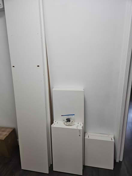 Photo of free 2 IKEA VIHALS White Shelving Unit (upper holloway N19) #2