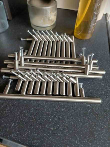 Photo of free Kitchen door handles x15 (Far Bletchley MK3) #1